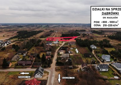 działka na sprzedaż - Wasilków (gw), Dąbrówki