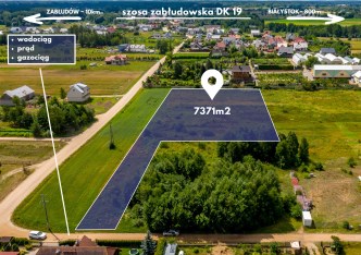 działka na sprzedaż - Zabłudów (gw), Kuriany